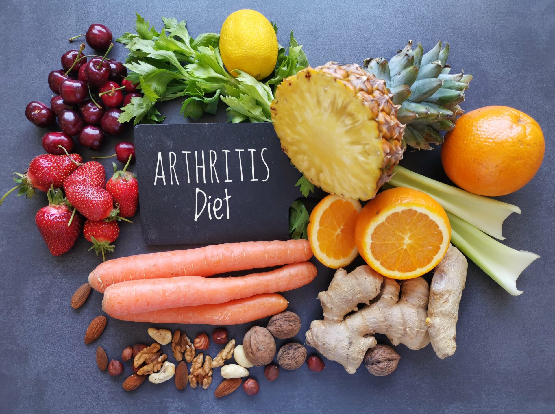Arthritis diet graphic - Ladan Hajipour